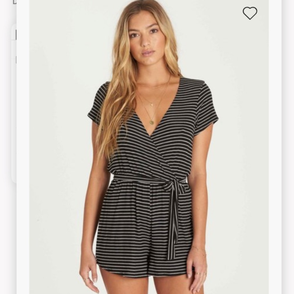 Billabong striped romper
